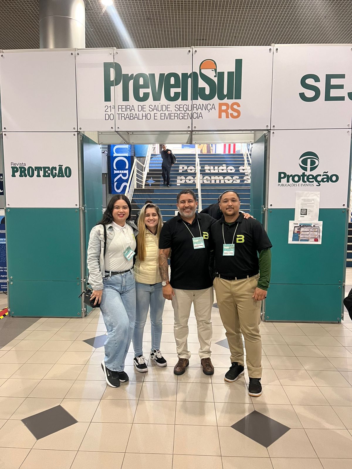 Estande da B.Safe Solutions na PrevenSul